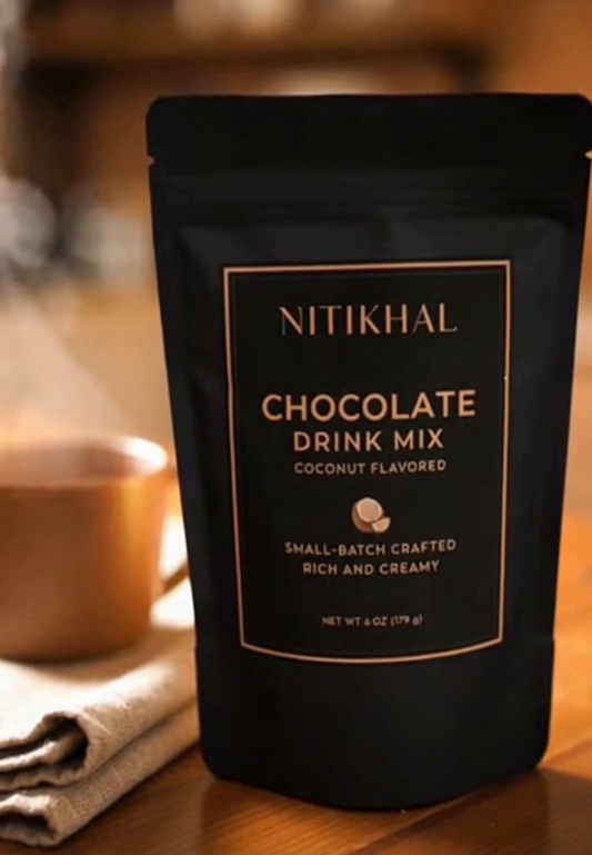 Nitikhal Flavored Chocolate Drink Mix - Coconut